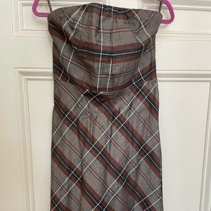 Banana Republic Plaid Linen Dress, 4